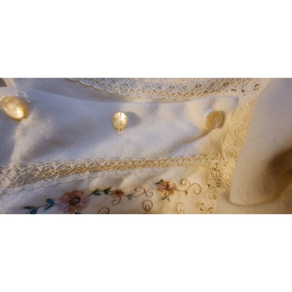 Carole  Vintage 100% Nylon Modestwear Winter  Maxi Nightgown Vacation Honeymoon - Picture 6 of 6